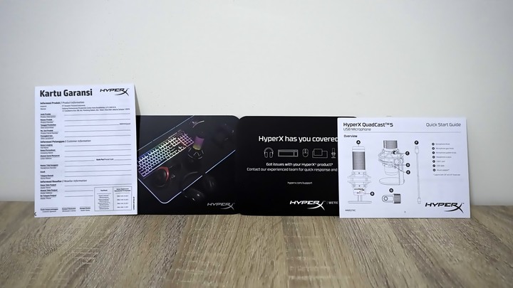 【開箱】地表最美白色麥克風!! HyperX QuadCast S White開箱