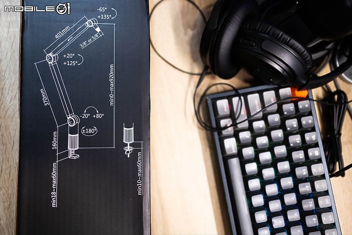 瑞米 Raymii LTA-01 鋁合金麥克風支架 搭配 Blue Yeti X USB麥克風 直播支架 開箱使用心得