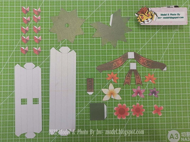 白貓Project 白色祝福的聖女 露雪 紙模型 製作 Louche Paper Craft