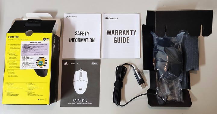 CORSAIR KATAR PRO RGB 滑鼠改造心得