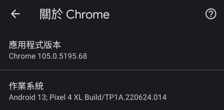 賀喜 ! Chrome 新版本 106.05249.79 修復了大頭照問題了 !