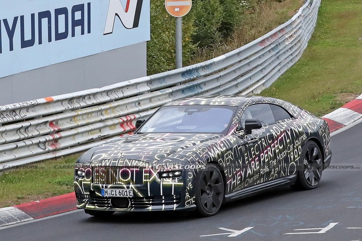 電動勞斯萊斯要來了純電Rolls-Royce Spectre現身紐柏林北賽道!