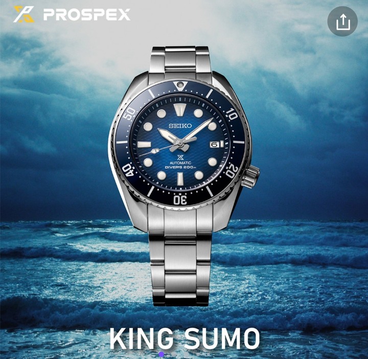 開箱：SEIKO PROSPEX KING SUMO 藍陶瓷圈潛水錶