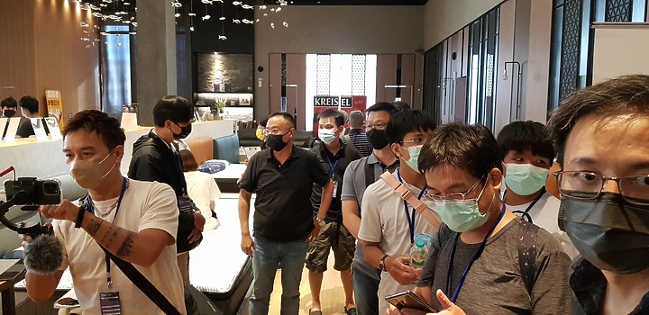 發燒家庭劇院社團，2022七月第二屆百萬投影機聚會活動記錄。