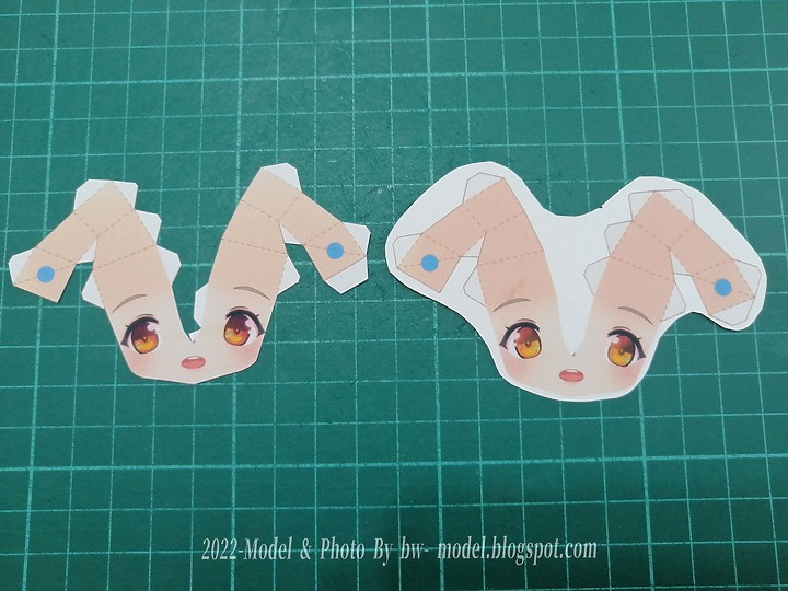 白貓Project 白色祝福的聖女 露雪 紙模型 製作 Louche Paper Craft