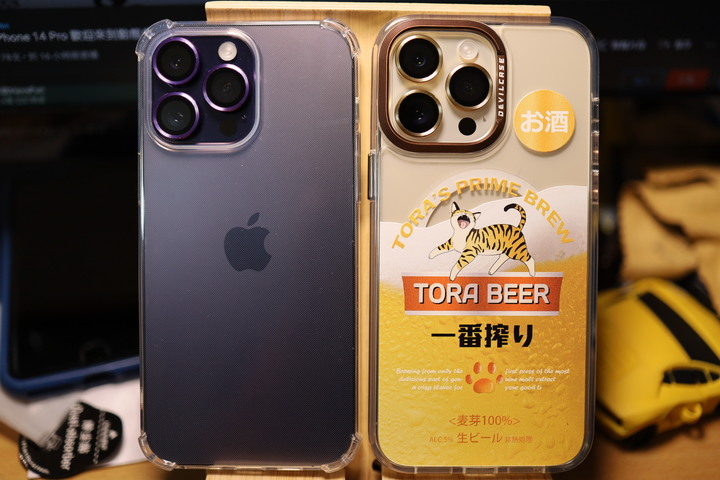 ★ IPHONE14 PRO MAX ＆ DEVILCASE 惡魔防摔殼 標準版 MagSafe 透明保護殼 開箱紀錄 ★
