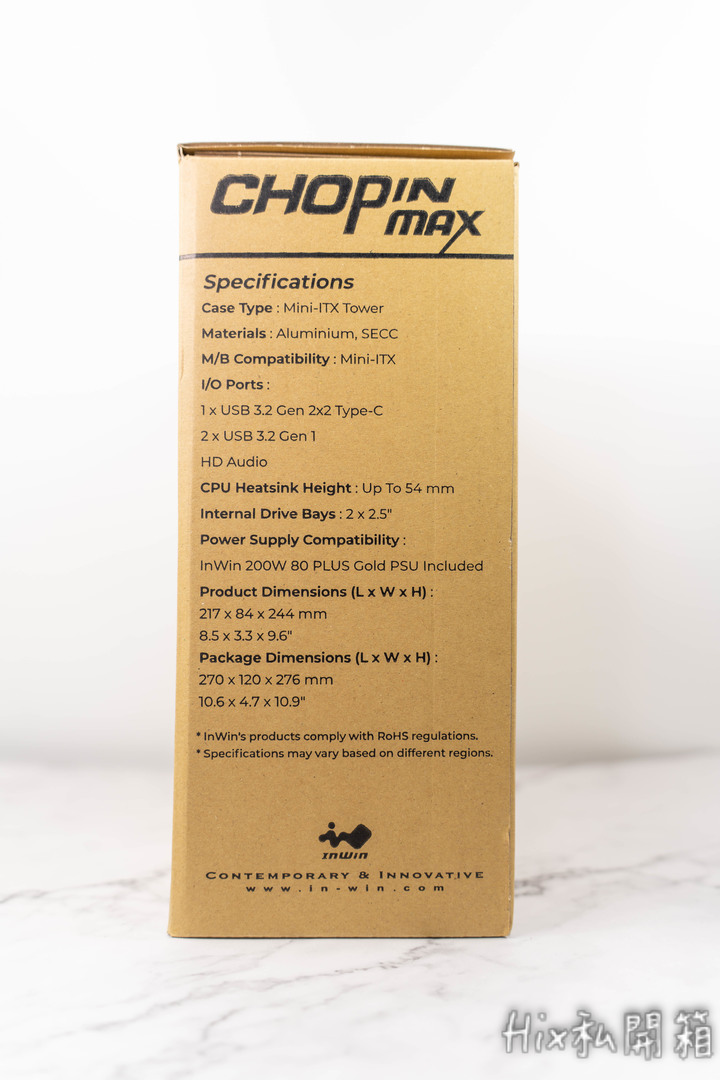 [開箱] 簡約大氣 INWIN 迎廣 Chopin Max