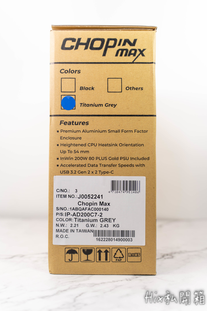[開箱] 簡約大氣 INWIN 迎廣 Chopin Max