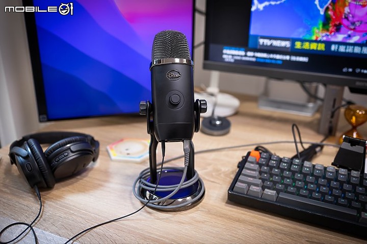瑞米 Raymii LTA-01 鋁合金麥克風支架 搭配 Blue Yeti X USB麥克風 直播支架 開箱使用心得