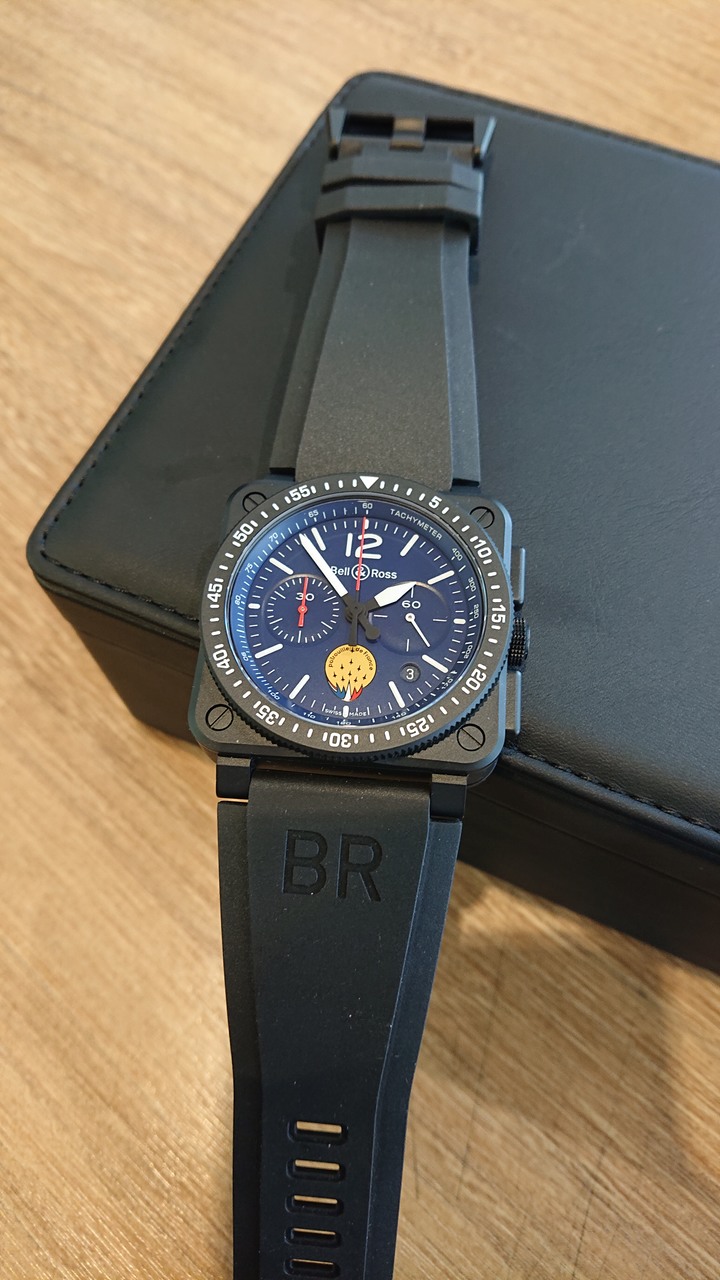 開箱：Bell & Ross 法國巡邏兵飛行表演隊計時碼錶