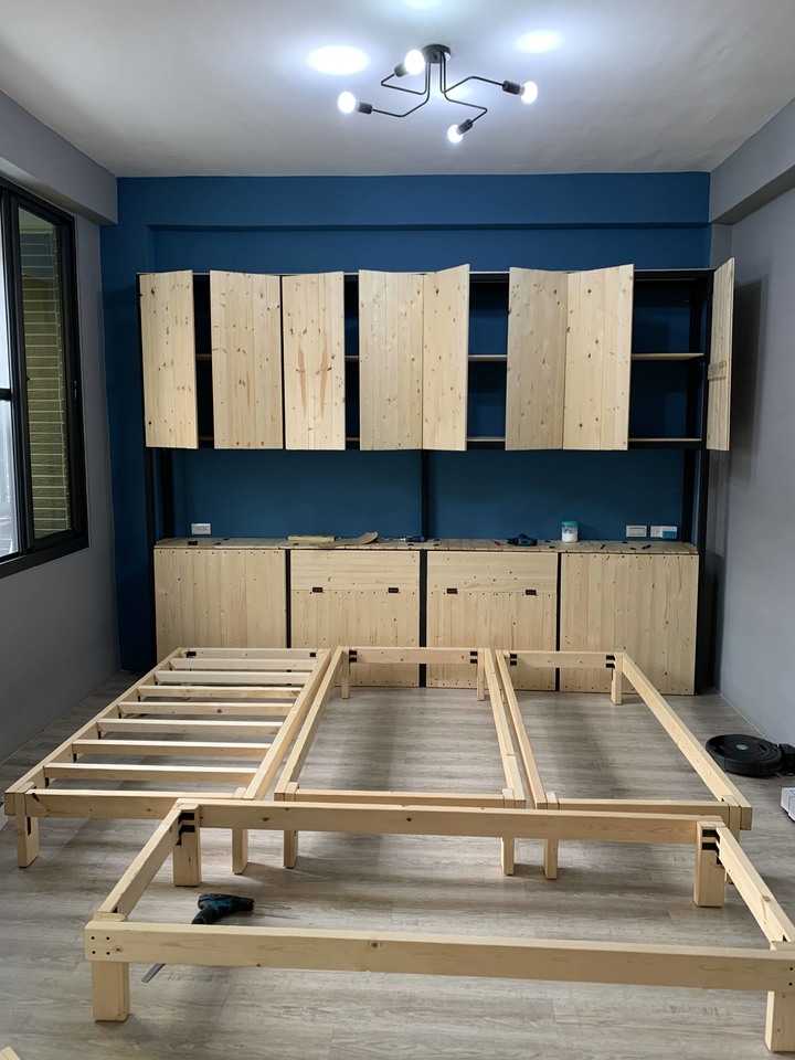 [開箱］老透天改造自己DIY家具~工業風/鄉村風/素人木工