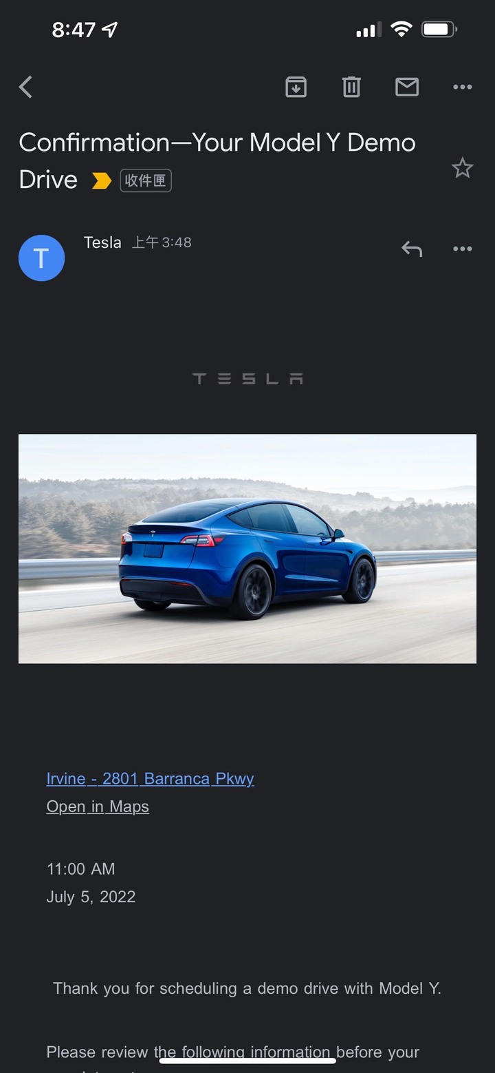 【加州電車聖地解任務】Model Y體驗+Tesla Fremont 加州遊記