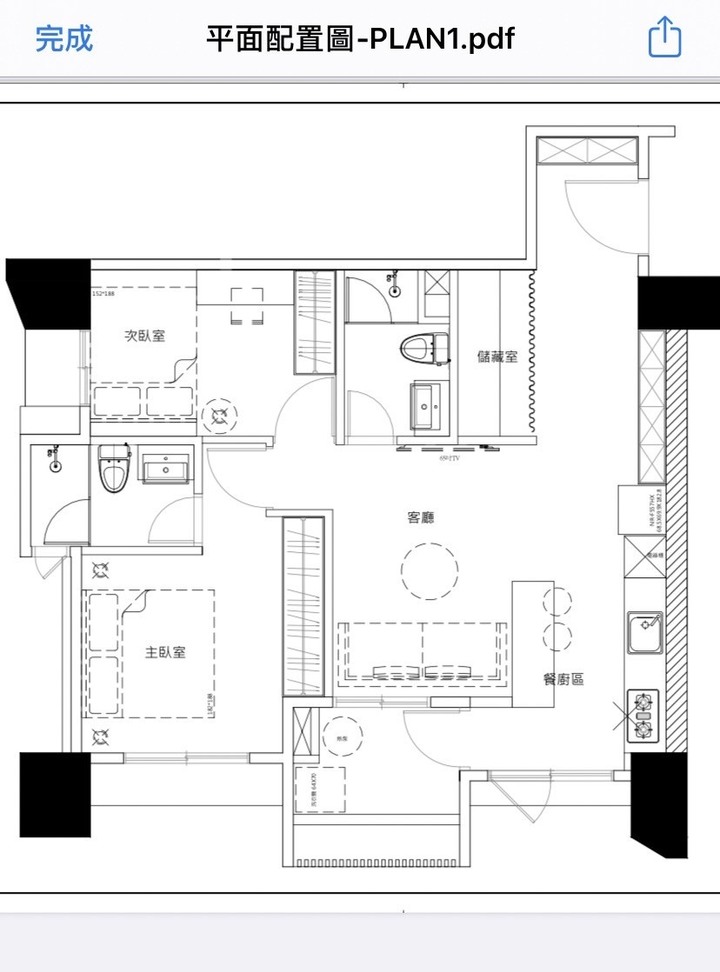 室內20坪空間規劃請益