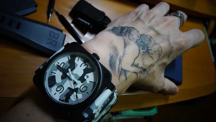 [開箱分享] Bell & Ross 03-92 White Camo 雪地迷彩（限量999顆)