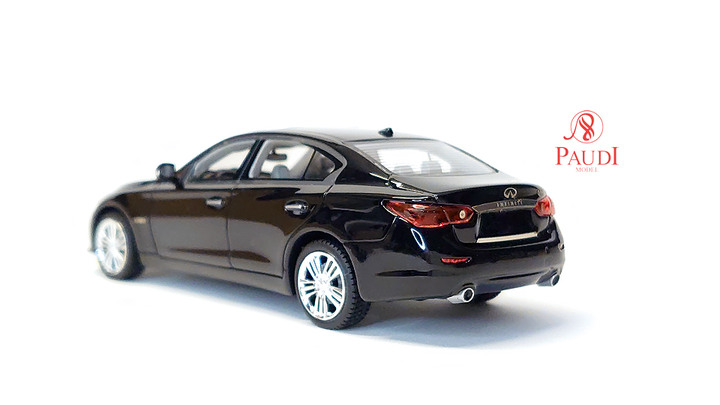三大品牌1:43比例黑色Infiniti Q50模型車特色分享