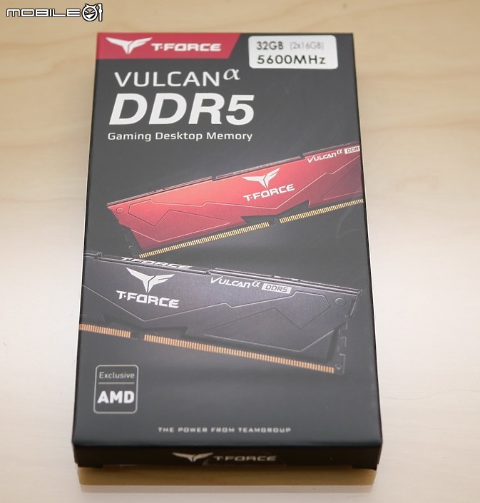 AMD EXPO 支援 T-Force VULCANα DDR5 開箱
