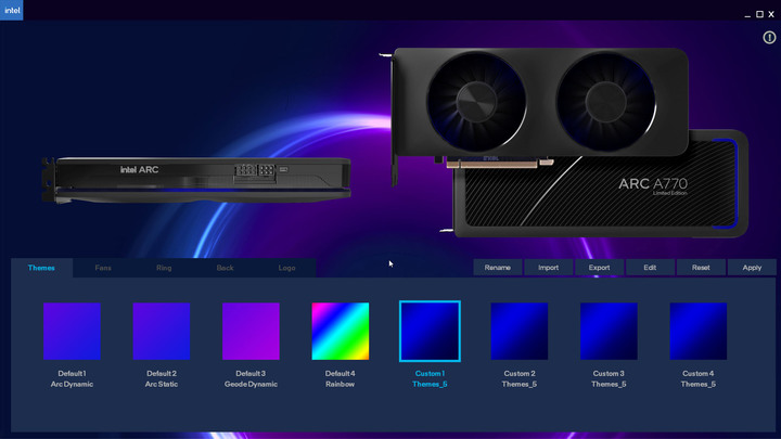 Intel銳炫Arc A750及A770顯示卡簡介及測試