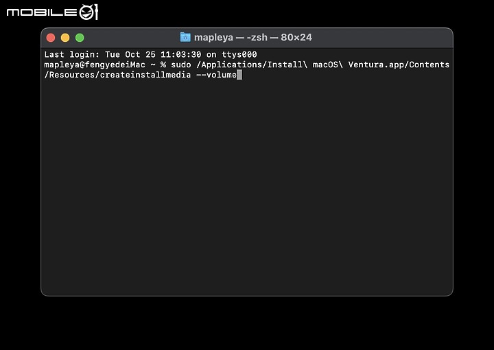 點我看大圖 製作 macOS Ventura USB 安裝隨身碟