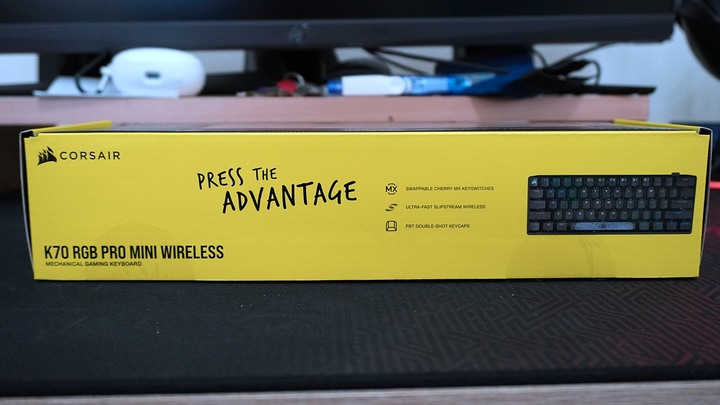 【開箱】賊船首把60%無線鍵盤!! CORSAIR K70 PRO MINI WIRELESS開箱