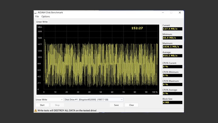 點我看大圖 Kingston XS2000 極速 USB3.2 Gen2 x2 20Gbps 卻有極致小巧體積。有機會與 Thunderbolt 一戰?