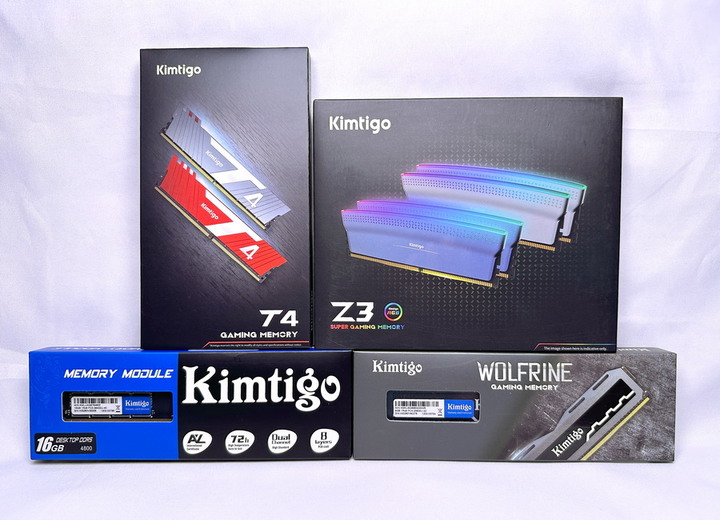 金泰克 速虎 T4及貪狼星 Wolfrine 兩款 DDR4 8GB 散熱片 記憶體