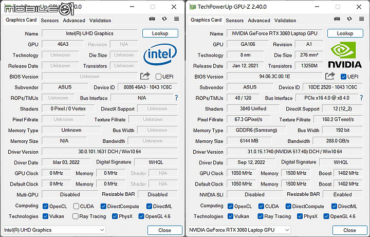 ASUS TUF DASH F15 (2022) 測試報告|延續輕薄優勢,遊戲效能大升級!