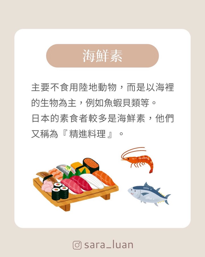 素食種類好多，但其實真的很好分辨的！