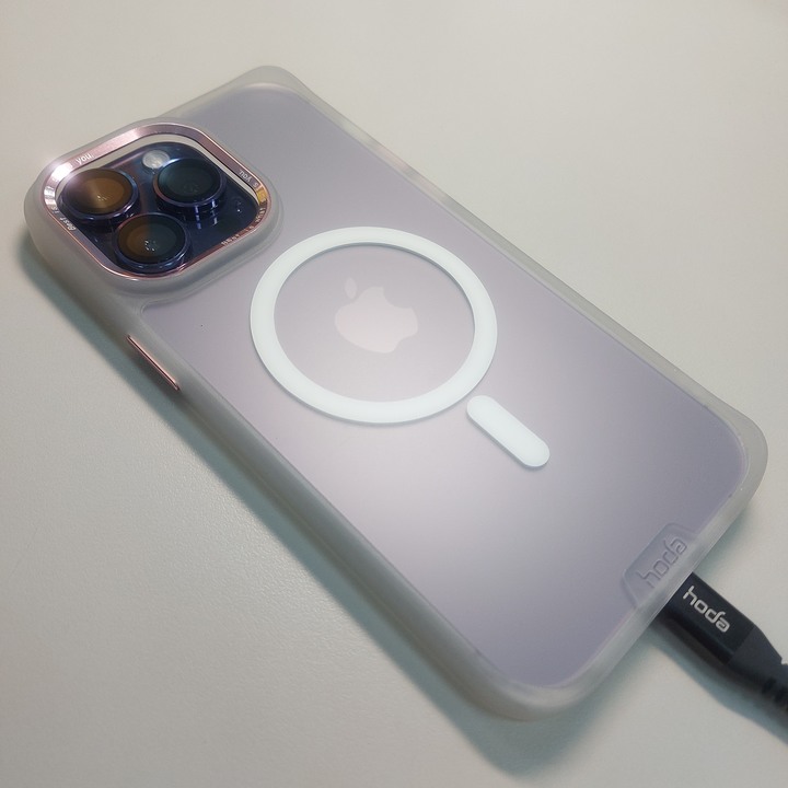 hoda 柔石X iPhone 14 PM 深紫