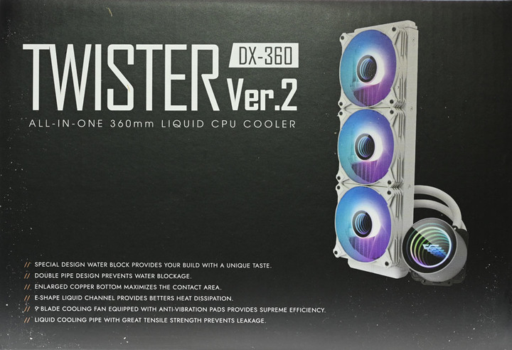 darkFlash TWISTER DX-360二代一體式水冷簡介及測試