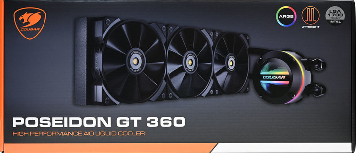 Cougar Poseidon GT 360一體式水冷散熱器簡介及測試