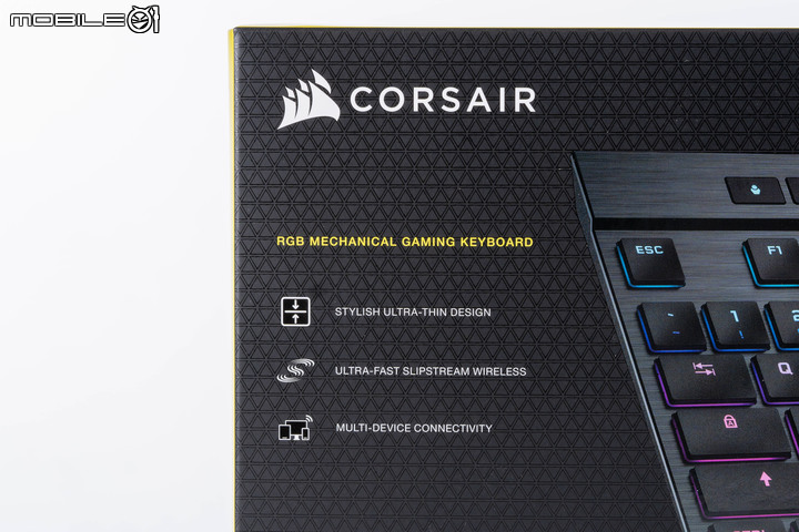 CORSAIR K100 AIR 無線機械鍵盤開箱試用 以超輕薄設計搭配 ULP 機械軸創造流暢輸入體驗