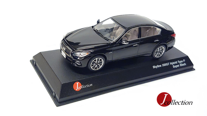 三大品牌1:43比例黑色Infiniti Q50模型車特色分享