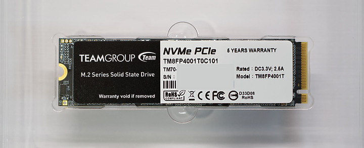 點我看大圖 Team MP34 M.2 NVMe SSD開箱測試