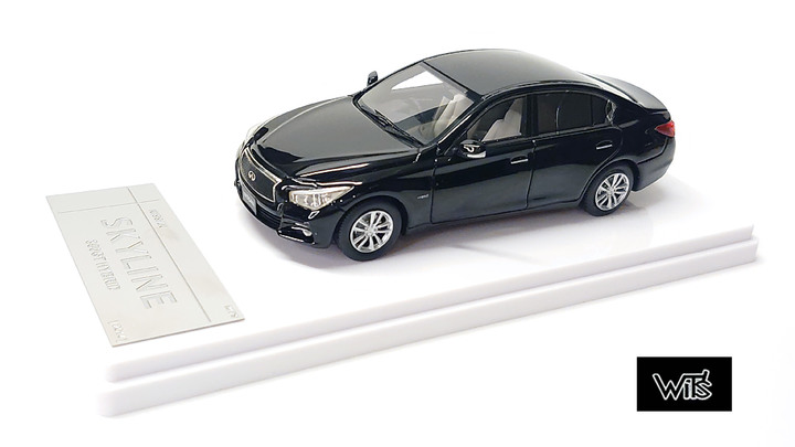 三大品牌1:43比例黑色Infiniti Q50模型車特色分享