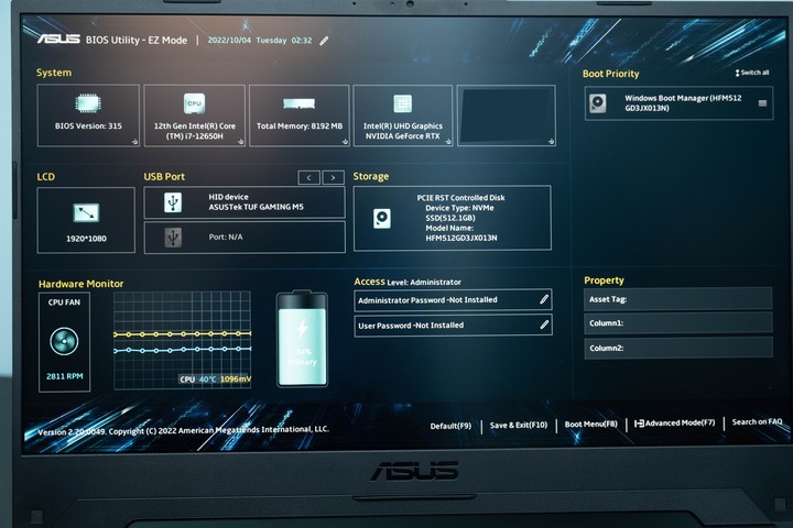 平價入門優選，ASUS TUF Gaming DASH F15 FX517ZC 電競筆電開箱測試