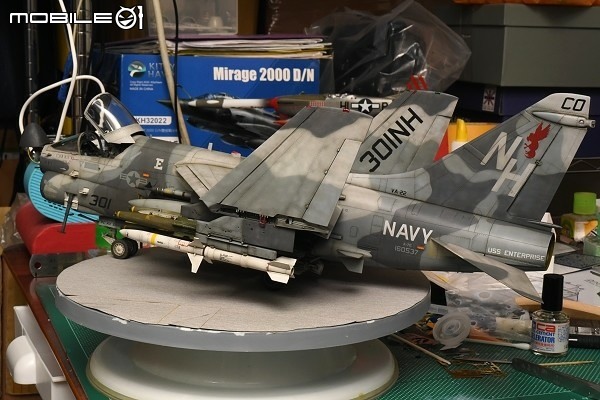 [模型製作記] 1/32 A-7E 戰鬥紅雞