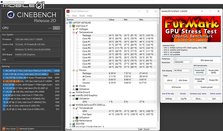 ASUS TUF DASH F15 (2022) 測試報告|延續輕薄優勢,遊戲效能大升級!