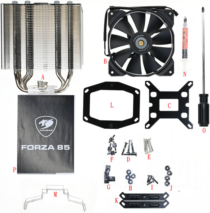 Cougar FORZA 85散熱器簡介及測試