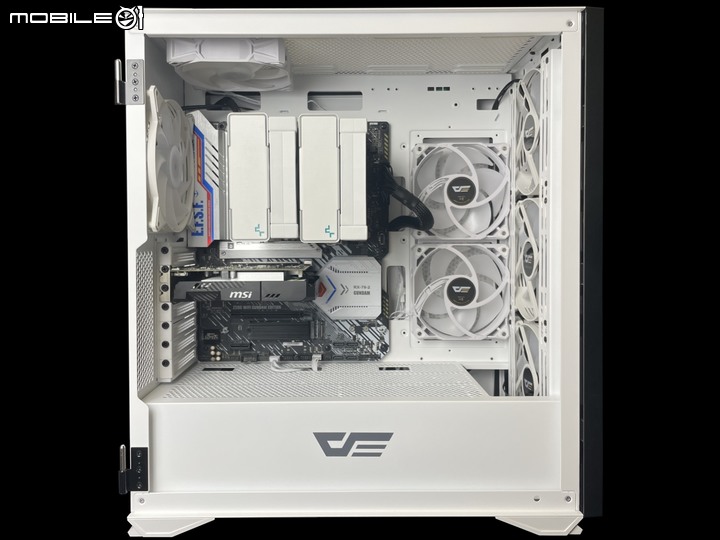 散熱擴充性120%!DarkFlash DLX21 Mesh E-ATX 機殼 + S101 ARGB風扇