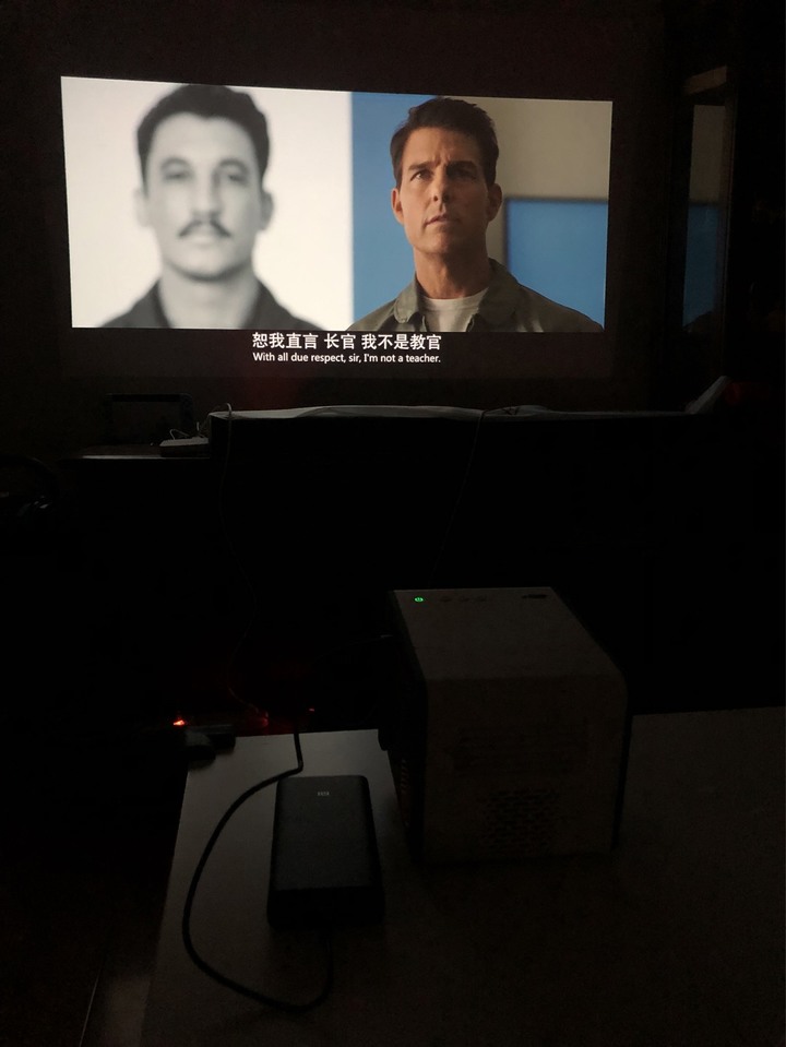 BENQ GS50 LED 行動露營投影機心得分享