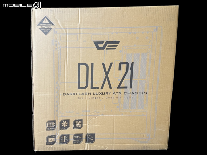 散熱擴充性120%!DarkFlash DLX21 Mesh E-ATX 機殼 + S101 ARGB風扇