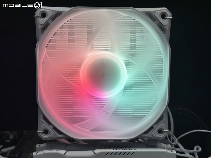DarkFlash S101 ARGB風扇 +九州風神 AK620散熱器測試