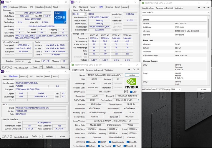 平價入門優選，ASUS TUF Gaming DASH F15 FX517ZC 電競筆電開箱測試