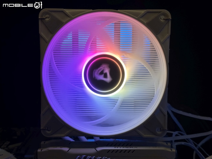 DarkFlash S101 ARGB風扇 +九州風神 AK620散熱器測試
