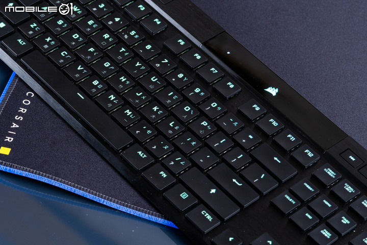 CORSAIR K100 AIR 無線機械鍵盤開箱試用 以超輕薄設計搭配 ULP 機械軸創造流暢輸入體驗