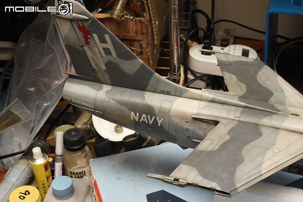 [模型製作記] 1/32 A-7E 戰鬥紅雞