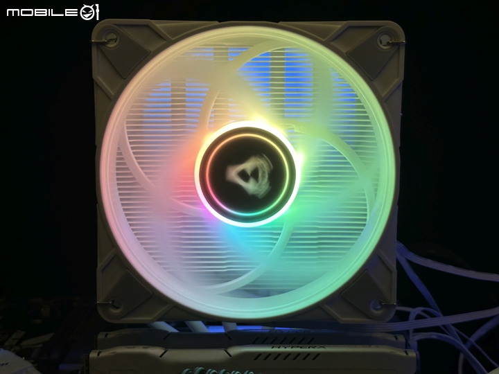 DarkFlash S101 ARGB風扇 +九州風神 AK620散熱器測試