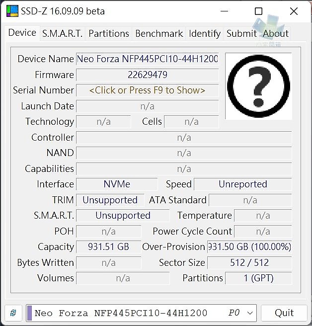【小宅開箱】Neo Forza 凌航 NFP445 1TB PCIe SSD 石墨烯散熱片 CP值高又親民