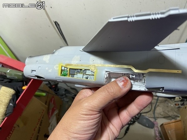 [模型製作記] 1/32 A-7E 戰鬥紅雞