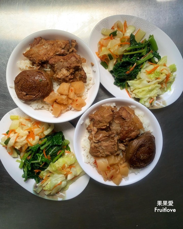 南投美食|讓人好滿足的軟骨飯，味道好吃且不油膩